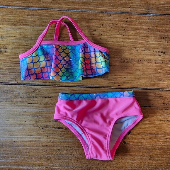 Wonder Nation Two Piece Swimsuit Size 3-6 Months - Picture 2 of 4